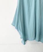 割繊ポリエステル・チャイニーズクレープ ドルマンスリーブプルオーバー