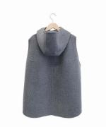 ラムウール・二重ビーバー マウンテンパーカーベスト