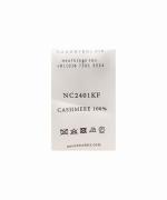 ホワイトカシミヤ・横編ニットプルオーバー