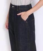 オーガニックルーズデニム 7分丈パンツ【在庫限り】