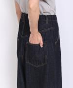 オーガニックルーズデニム 7分丈パンツ【在庫限り】