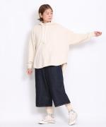 オーガニックルーズデニム 7分丈パンツ【在庫限り】