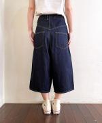 オーガニックルーズデニム 7分丈パンツ【在庫限り】
