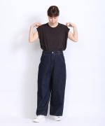 オーガニックルーズデニム　パンツ【在庫限り】