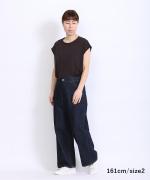 オーガニックルーズデニム　パンツ【在庫限り】