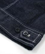 綿麻ライトオンスデニム　シャツジャケット