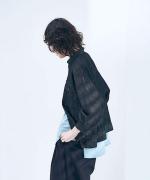 綿麻ライトオンスデニム　シャツジャケット