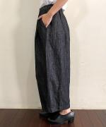 綿麻ライトオンスデニム　パンツ