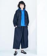 綿麻ライトオンスデニム　パンツ