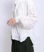 ケミカルレース フードブラウス