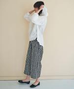 ケミカルレース フードブラウス