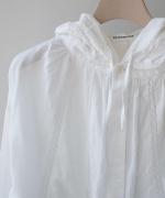 ケミカルレース フードブラウス