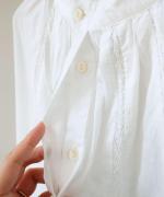 ケミカルレース フードブラウス