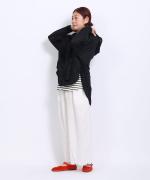 ケミカルレース フードブラウス