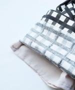 ギンガムチェックプリント　ギャザーパンツ