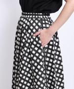 ギンガムチェックプリント　スカート