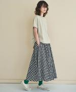 ギンガムチェックプリント　スカート