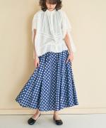 ギンガムチェックプリント　スカート