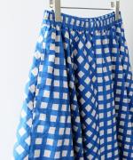 ギンガムチェックプリント　スカート