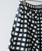 ギンガムチェックプリント　スカート