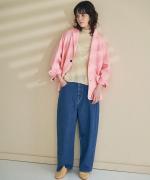 ピュアデニム　バギーパンツ