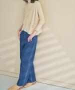 ピュアデニム　バギーパンツ