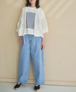 ピュアデニム　バギーパンツ