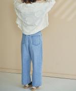 ピュアデニム　バギーパンツ