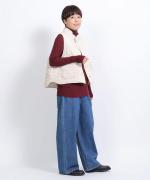 ピュアデニム　バギーパンツ