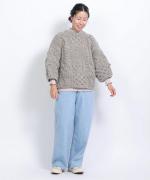 ピュアデニム　バギーパンツ