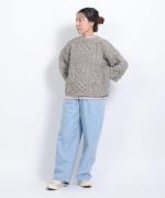 ピュアデニム　バギーパンツ