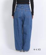 ピュアデニム　バギーパンツ