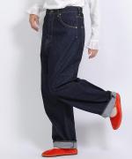 ピュアデニム　バギーパンツ
