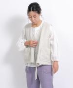 リウールライトシャギー　ベスト