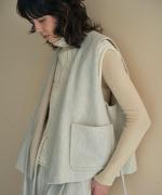 リウールライトシャギー　ベスト