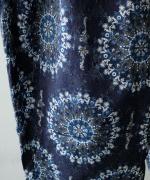 カットジャガードプリント　ピンタックパンツ