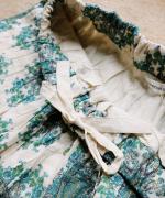 カットジャガードプリント　ピンタックパンツ