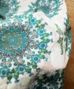 カットジャガードプリント　ピンタックパンツ