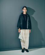 メッシュチェック　パイピングパンツ