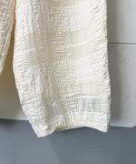 メッシュチェック　パイピングパンツ