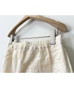 メッシュチェック　パイピングパンツ