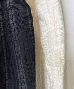 メッシュチェック　パイピングパンツ