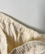 メッシュチェック　パイピングパンツ