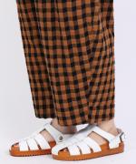 メッシュギンガムチェック　パンツ