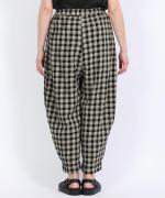 メッシュギンガムチェック　パンツ