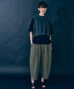 メッシュギンガムチェック　パンツ