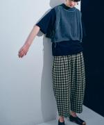 メッシュギンガムチェック　パンツ