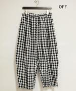 メッシュギンガムチェック　パンツ