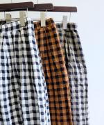 メッシュギンガムチェック　パンツ