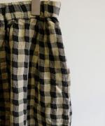 メッシュギンガムチェック　パンツ